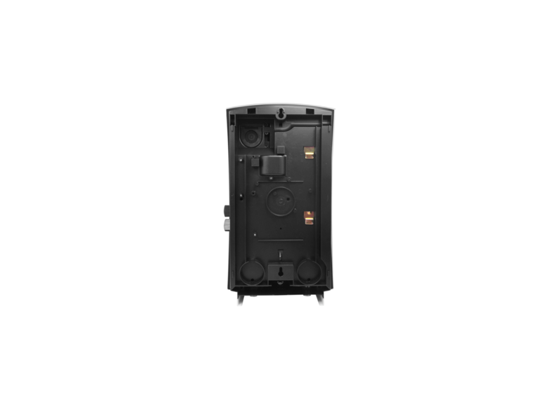 Stiebel Eltron DHC 6 EC tankless water heater with digital control, compact design for instant hot water in bathroom.