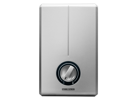 Stiebel Eltron DHC 6 XG tankless water heater, compact 6kW instant geyser for single bathroom use in India.